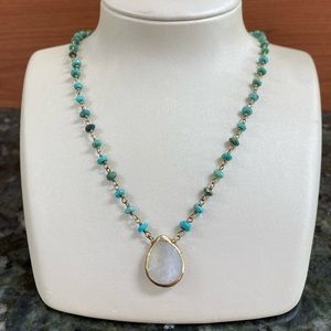 Ela Rae precious stone necklace